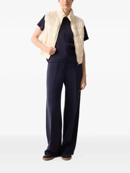 Tricou Bogner din satin albastru