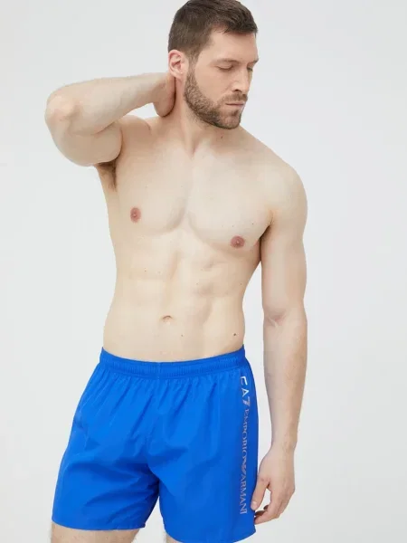 Плувни шорти Emporio Armani синьо