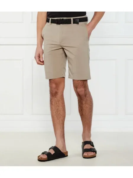 BOSS ORANGE Pantaloni scurți | Tapered fit bej