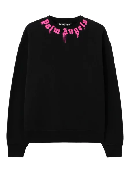 Hanorac crewneck Palm Angels negru