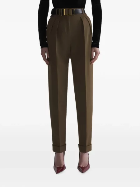 Pantaloni Mugler verde