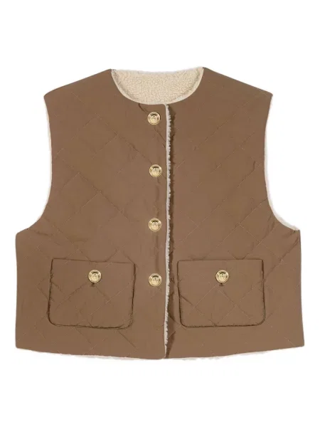 Palton de blană Maje verde