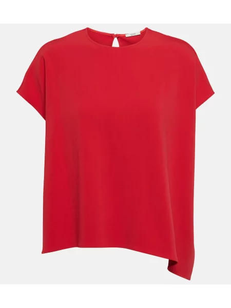 Top Fforme asymetryczny czerwony