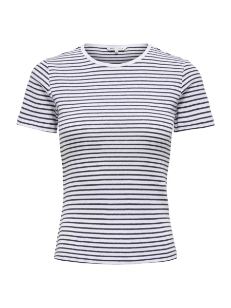 ONLY Tricou ONLKARI albastru noapte alb