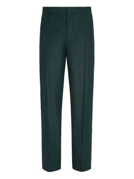 Pantaloni Zegna de lână verde