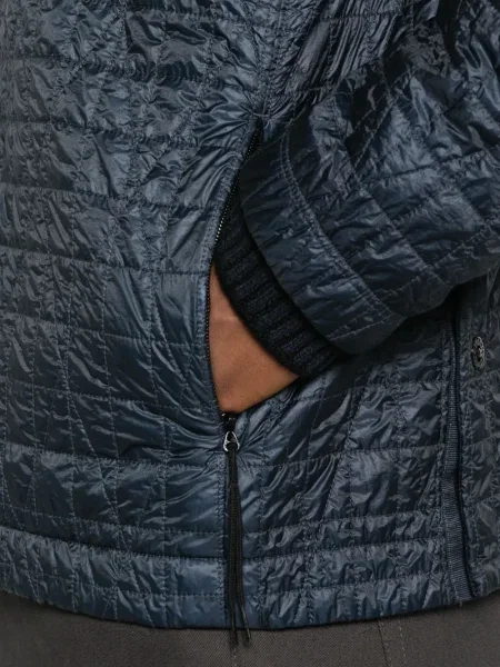 Geacă Stone Island cu strasuri albastru