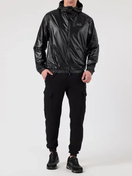 Куртка Ea7 Emporio Armani чорна