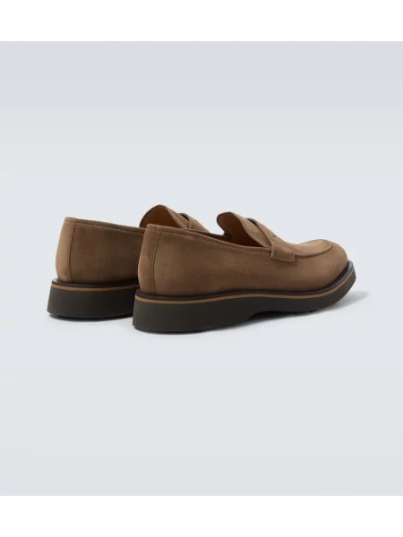 Loaferke Berluti iz semiša rjava