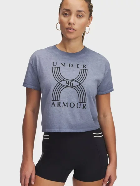 Спортивная футболка Under Armour для бега серая