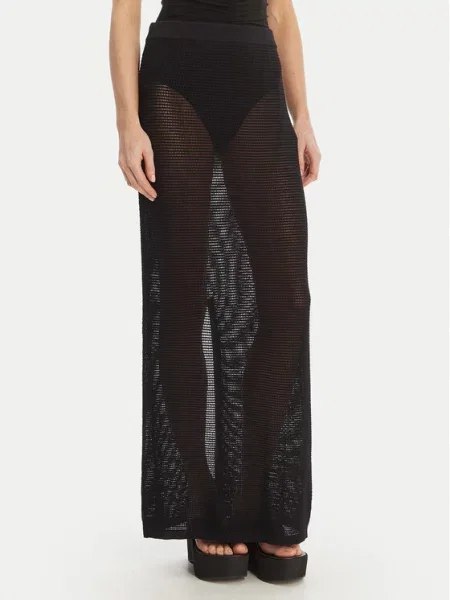 Seafolly Maxi krilo Beach Edit črna