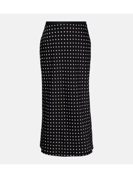 Fustă Polo Ralph Lauren cu buline negru