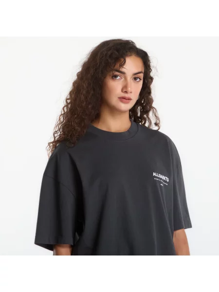 T-shirt AllSaints Backstage Ss Crew Carter Grey XL γκρι