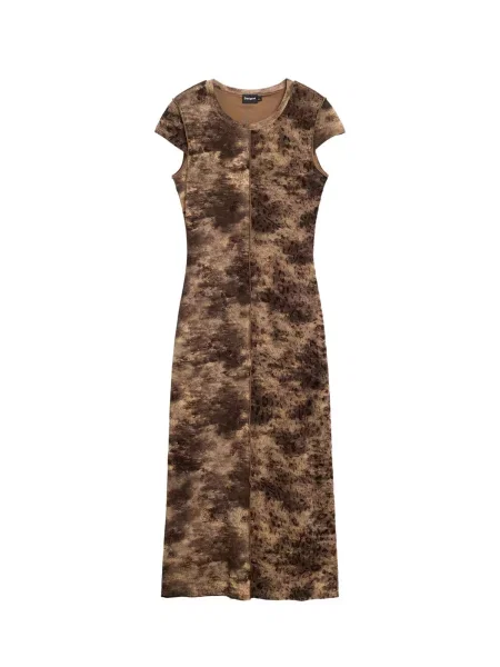 Desigual Rochie maro deschis negru