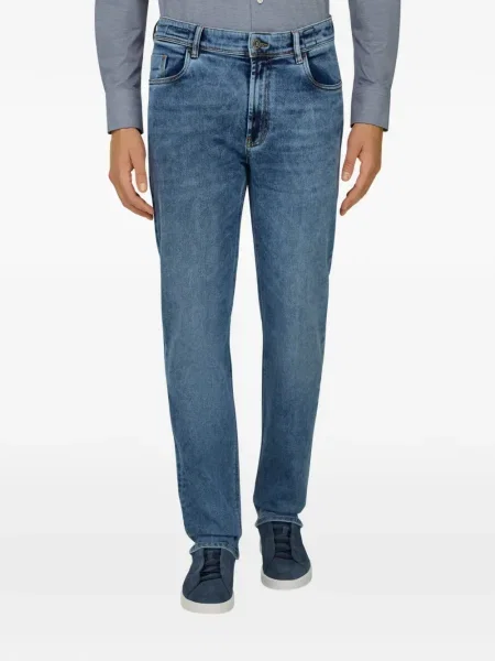 Straight fit džíny Boggi Milano modré