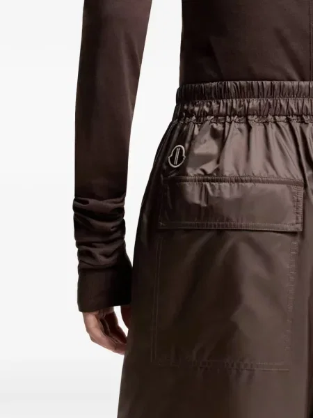 Pantaloni scurți Moncler + Rick Owens maro