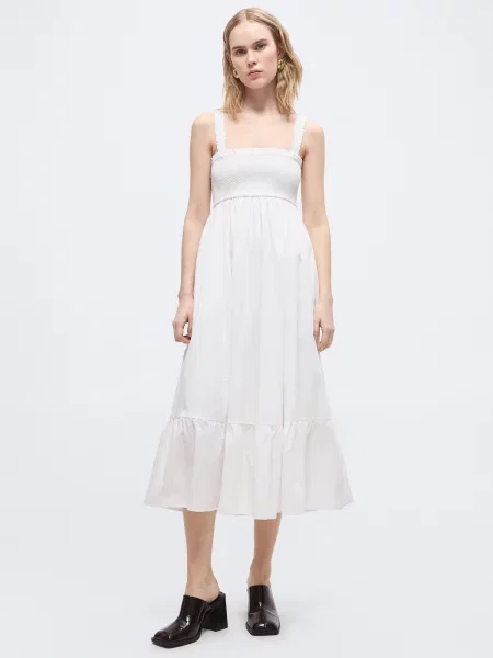 Abercrombie & Fitch Rochie SYDNEY' alb