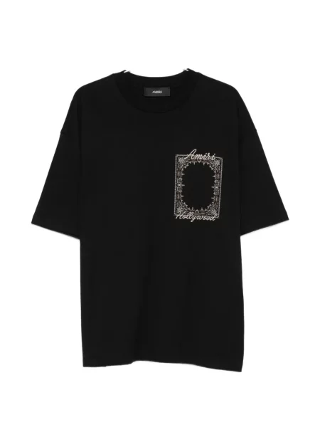 Tricou Amiri cu imagine negru