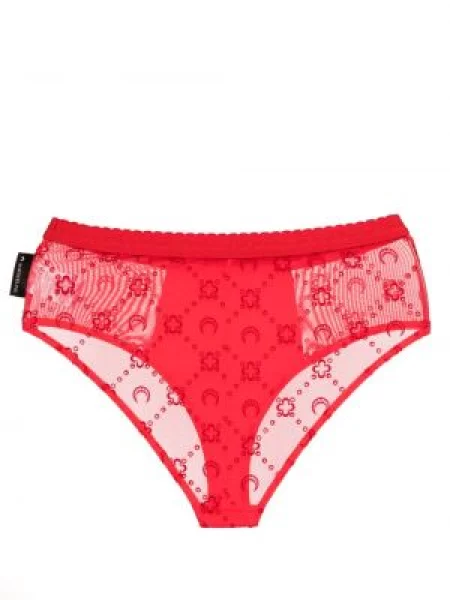 Tinklinės kelnaitės Marine Serre raudona