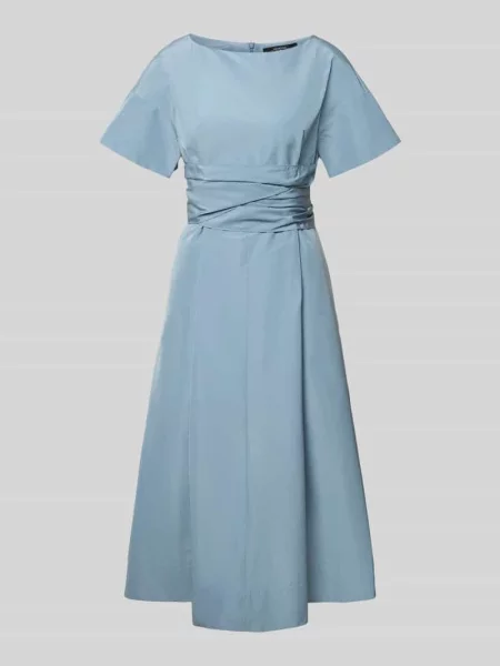 Lejąca sukienka casualowa z dodatkiem bawełny model PIOPPO' Weekend Max Mara