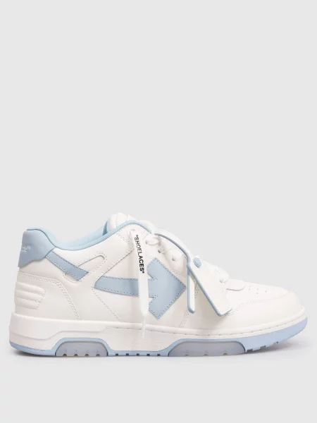 Шкіряні кросівки Out Of Office з патчем логотипа Off-white білі