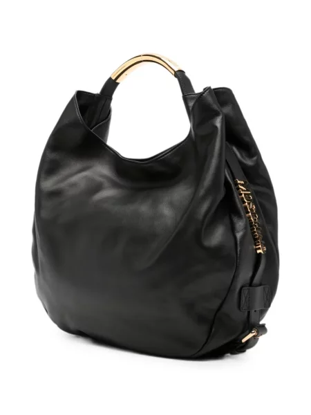 Geantă shopper Moschino cu autograf negru