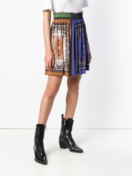 Sukně Jean Paul Gaultier Pre-owned s potiskem modré