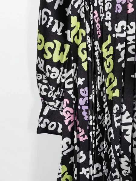 Dětské šaty Msgm černé