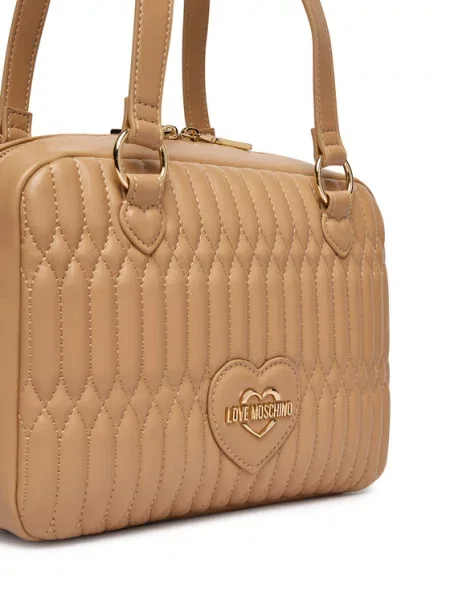 Ročna torba LOVE MOSCHINO bež