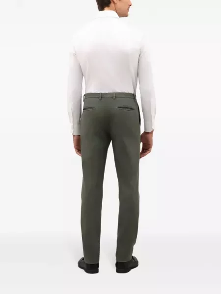 Chinos kelnes Boglioli žalia