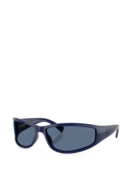 Ochelari de soare Miu Miu Eyewear cu autograf albastru