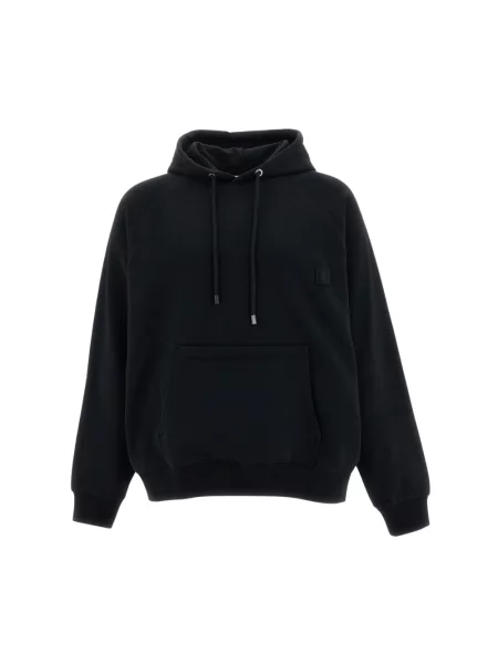 Bluza z kapturem Wooyoungmi z kapturem z nadrukiem czarna
