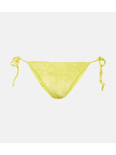 Bikini Jade Swim cu legături galben