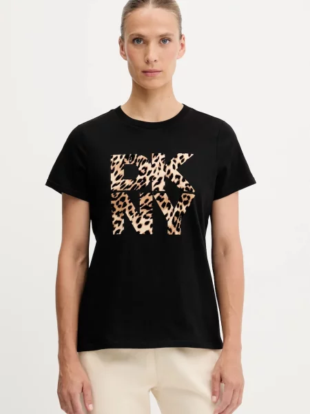 Тениска Dkny дамска черно