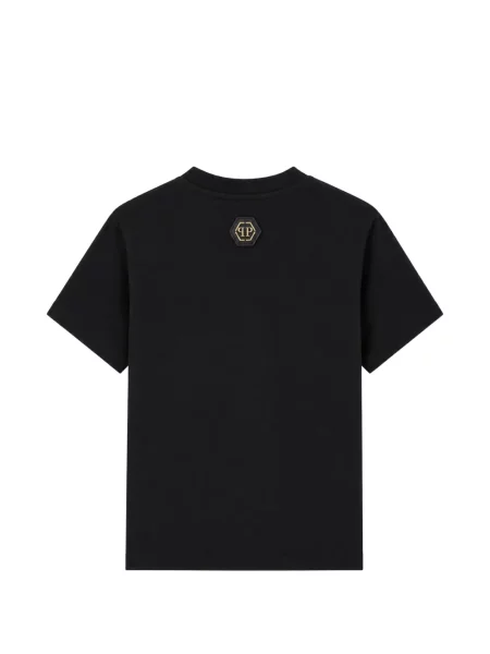 Gyerek póló Philipp Plein fekete