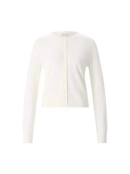 Kardigan Almada z kaszmiru biały