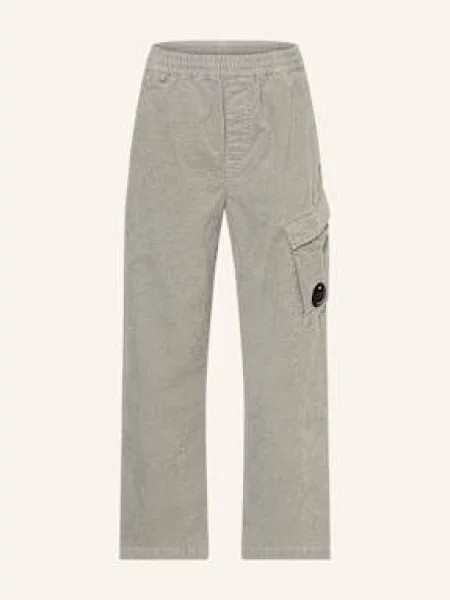 C.P. Company Manšestrové Kalhoty šedá