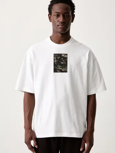 Adidas Originals T-shirt damski Camo biała