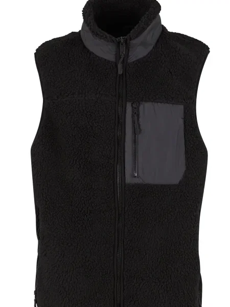 Urban Classics Vestă gri închis negru