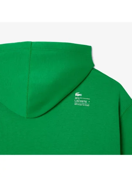 Lacoste Krótka Bluza Z Kapturem zielona