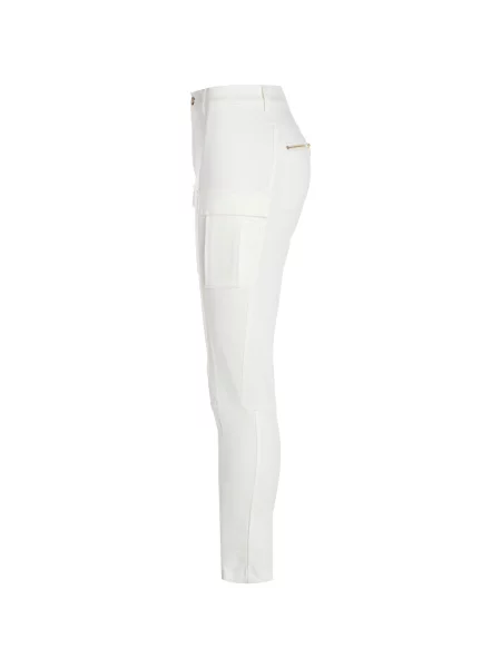 Pantaloni Pinko alb