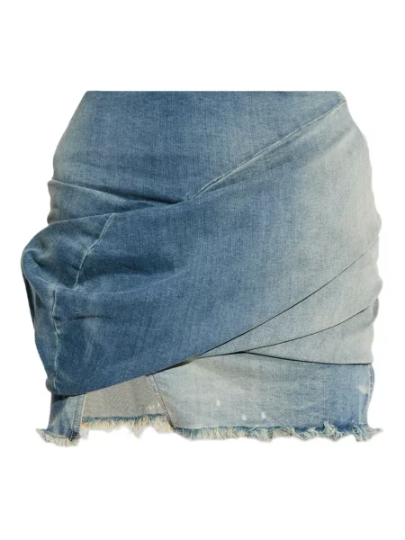 Mała mały spódnica mini Rick Owens Drkshdw niebieska