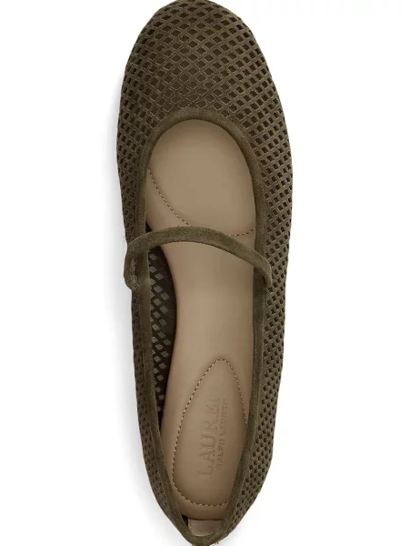 Кожаные балетки Lauren Ralph Lauren