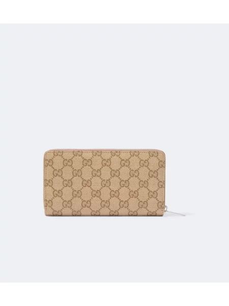 Portofel Gucci clasic din canvas bej