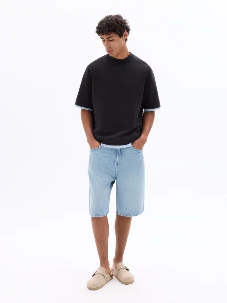 Pantaloni scurți din denim Celio