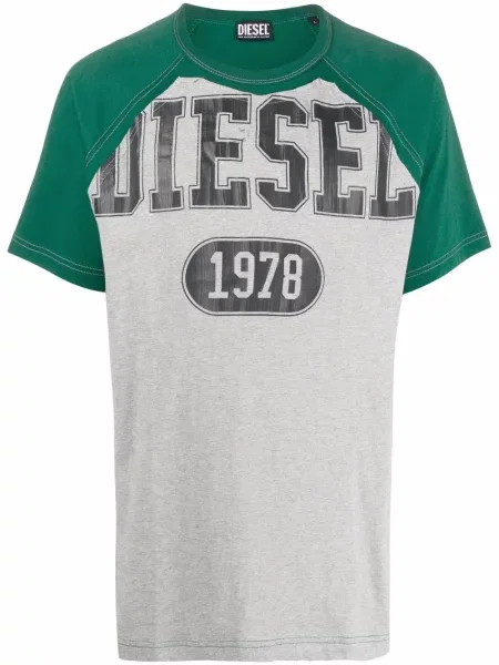 Μπλούζα Diesel με σχέδιο γκρι
