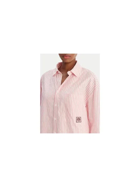 Juicy Couture Ing Dog Crest Relaxed Fit rózsaszín