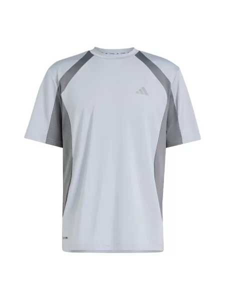 ADIDAS PERFORMANCE Funkční tričko Tech Appael stříbrně / kouřově šedá