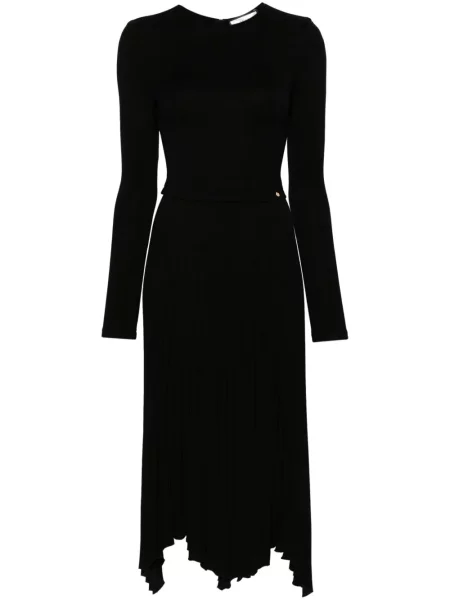Rochie midi Nissa până la genunchi de costum negru