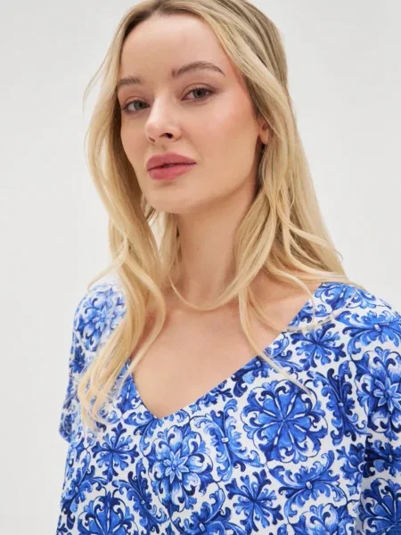 Rochie Marisse de costum albastru