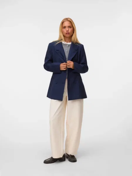 VERO MODA Sacou VMNIM bleumarin